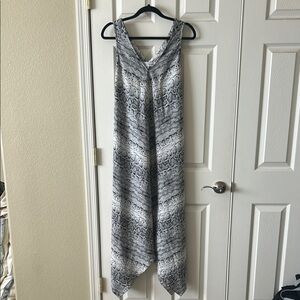 Snake skin asymmetrical dress Size M